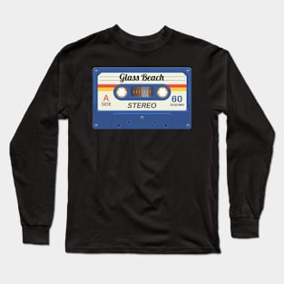 Glass Beach / Cassette Tape Style Long Sleeve T-Shirt